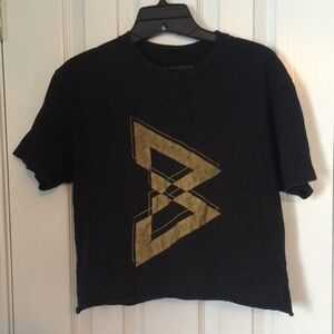Black BEASTMODE Cropped Tee